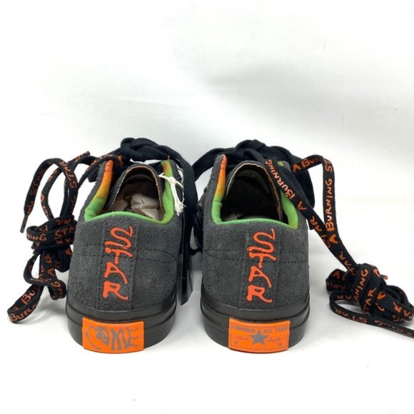 Converse One Star A Burning Star Black Sneakers Suede Low Women's Size A01763C - Picture 6 of 10
